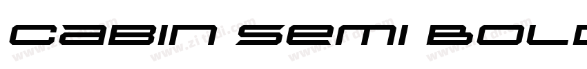 Cabin Semi Bold Ital字体转换